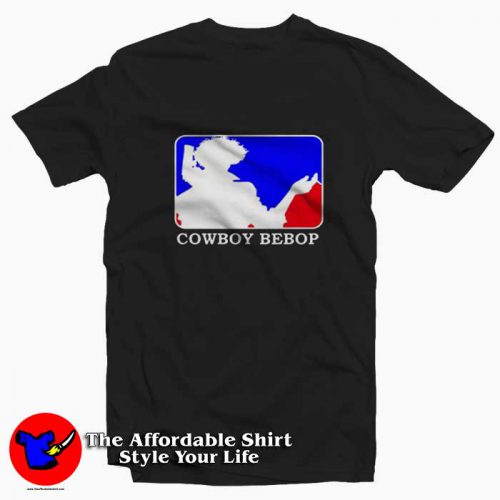 Cowboy Bebop Spike MLB Style Anime Cartoon T Shirt 500x500 Cowboy Bebop Spike MLB Style Anime Cartoon T shirt On Sale