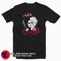 Disney Cruella Estella Punk Rock Spray Paint T-shirt