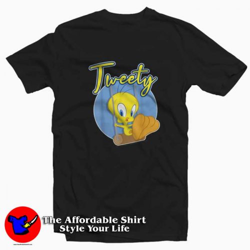 Looney Tunes Tweety Bird Swing Unisex T Shirt 500x500 Looney Tunes Tweety Bird Swing Unisex T shirt On Sale