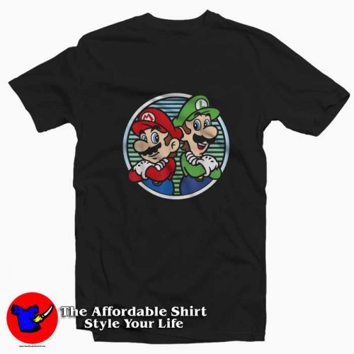 Nintendo Super Mario Luigi Vintage Cartoon T Shirt 500x500 Nintendo Super Mario Luigi Vintage Cartoon T shirt On Sale