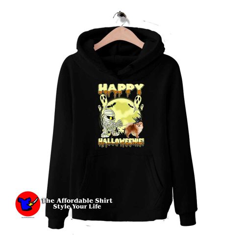 Pomeranian Happy Halloween Unisex Hoodie 500x500 Pomeranian Happy Halloween Unisex Hoodie On Sale