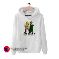 Shrek Get Ogre It Text Poster Unisex Hoodie