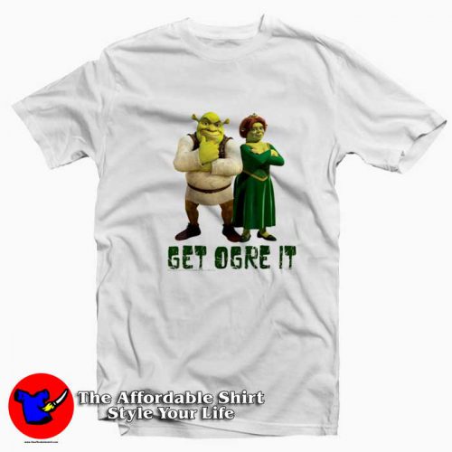 Shrek Get Ogre It Text Poster Unisex Hoodie T Shirt 500x500 Shrek Get Ogre It Text Poster Unisex T shirt On Sale