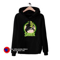 Shrek In Circles Cartoon Portrait Logo Unisex Hoodie