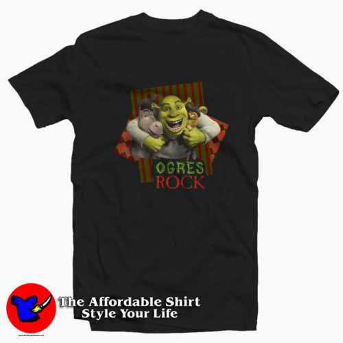 Shrek The Third Ogres Rock Best Friends T Shirt 500x500 Shrek The Third Ogres Rock Best Friends T shirt On Sale