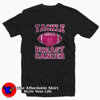 Tackle Breast Cancer Awareness Unisex T-shirt