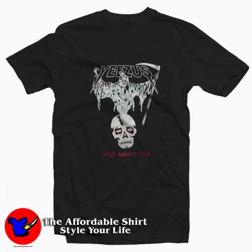 Yeezus Death Angel God Wants You Unisex T Shirt 500x500 Yeezus Death Angel God Want's You Unisex T shirt On Sale