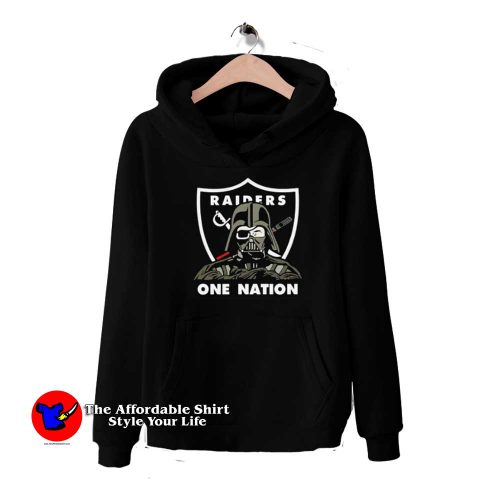 Darth Vader Oakland Raiders One Nation Hoodie 500x500 Darth Vader Oakland Raiders One Nation Hoodie On Sale