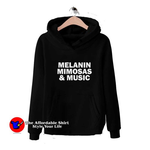 Melanin Mimosas and Music Graphic Unisex Hoodie 500x500 Melanin Mimosas and Music Graphic Unisex Hoodie On Sale