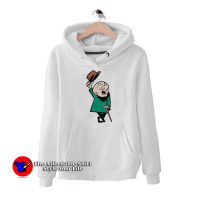 Mr Magoo Retro Cartoon Character Worn Look Hoodie