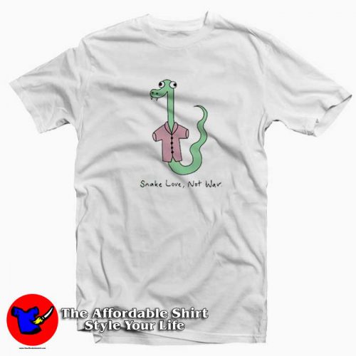 Pete Davidson Snake Love Not War Unisex T Shirt 500x500 Pete Davidson Snake Love Not War Unisex T shirt On Sale