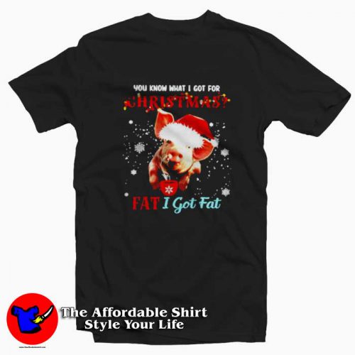 Pig You Know What I Got For Christmas Unisex T Shirt 500x500 Pig You Know What I Got For Christmas Unisex T shirt On Sale