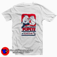 Retro Cartoon Popeye Poster Advertisement T-shirt