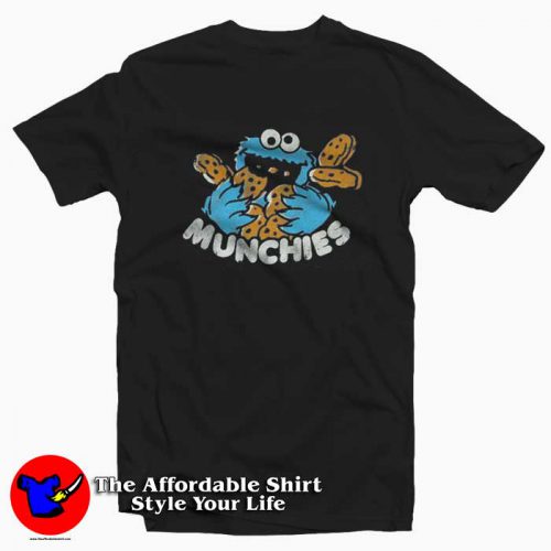 Sesame Street Cookie Monster Vintage Unisex T Shirt 500x500 Sesame Street Cookie Monster Vintage T shirt On Sale