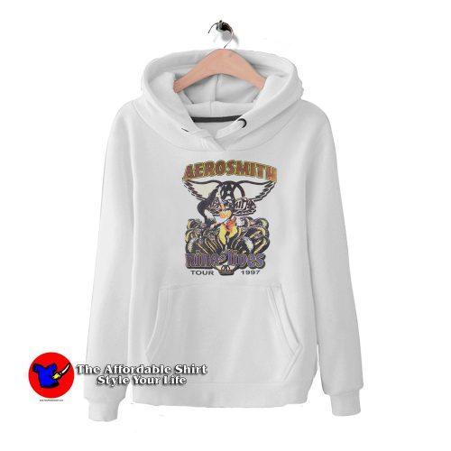 Aerosmith Nine Lives Tour Vintage Unisex Hoodie 500x500 Aerosmith Nine Lives Tour Vintage Unisex Hoodie On Sale