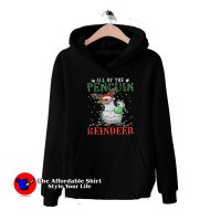 All of the Penguin Reindeer Light Christmas Hoodie