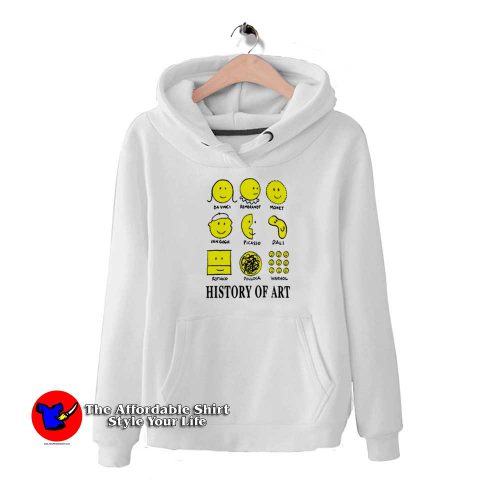 Awesome History of Art Smiley Face Unisex Hoodie 500x500 Awesome History of Art Smiley Face Unisex Hoodie On Sale