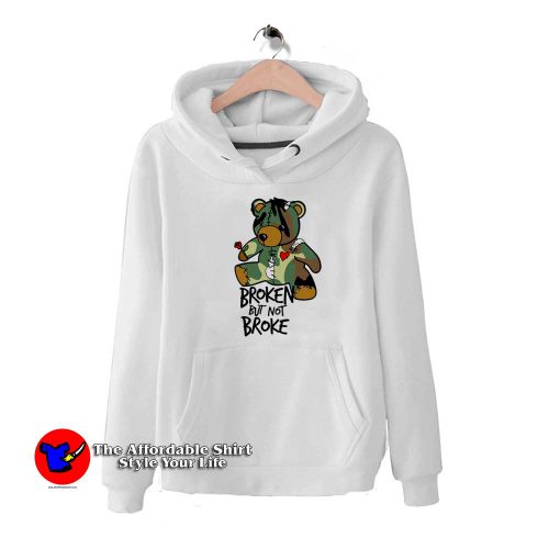 Bear Broken But Not Broke Graphic Unisex Hoodie 500x500 Bear Broken But Not Broke Graphic Unisex Hoodie On Sale