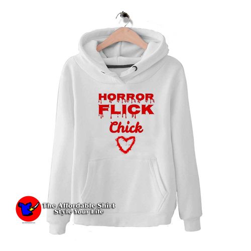 Bloody Horror Flick Chick Horror Movie Unisex Hoodie 500x500 Bloody Horror Flick Chick Horror Movie Unisex Hoodie On Sale