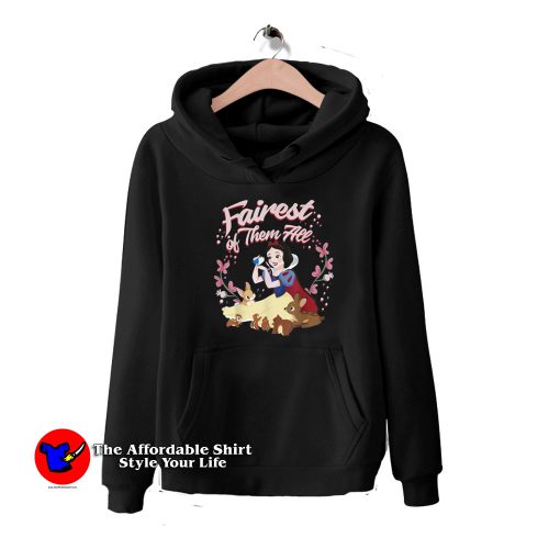 Disney Snow White Fairest Floral Wreath Graphic Hoodie 500x500 Disney Snow White Fairest Floral Wreath Graphic Hoodie On Sale