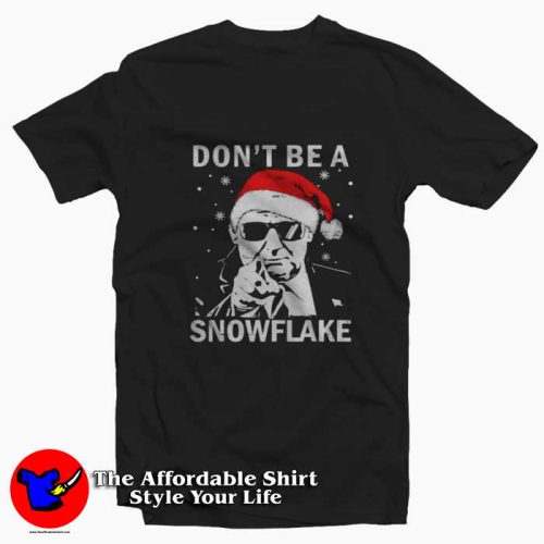 Dont Be A Snowflake Santa Trump Christmas T Shirt 500x500 Don’t Be A Snowflake Santa Trump Christmas T shirt On Sale