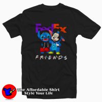 Fedex Friends Stitch And Mickey Funny Unisex T-shirt