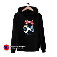 Ghost He Is Vintage Graphic Unisex Hoodie