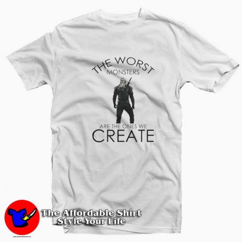 Henry Cavill The Witcher Worst Monsters T Shirt 500x500 Henry Cavill The Witcher Worst Monsters T shirt On Sale