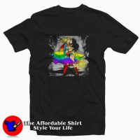 Lesbian Superhero Kissing Sexy LGBT Funny Unisex T-shirt