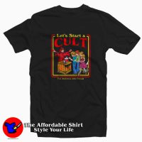 Let's Start a Cult Satanic Vintage Horror Unisex T-shirt