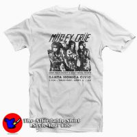 Motley Crue Santa Monica Civic Auditorium T-shirt