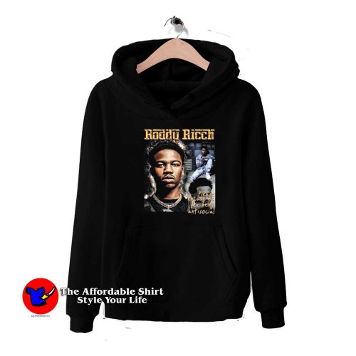 Roddy Ricch Being Anti Social 90s Graphic Unisex Hoodie 500x500 Roddy Ricch Being Anti Social 90s Graphic Unisex Hoodie On Sale