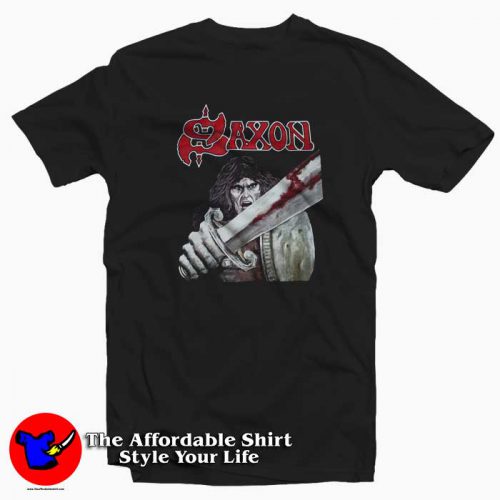 Saxon First Album 79 Vintage Unisex T Shirt 500x500 Saxon First Album 79 Vintage Unisex T shirt On Sale