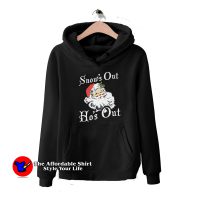 Snow's Out Ho's Out Santa Funny Christmas Vintage Hoodie