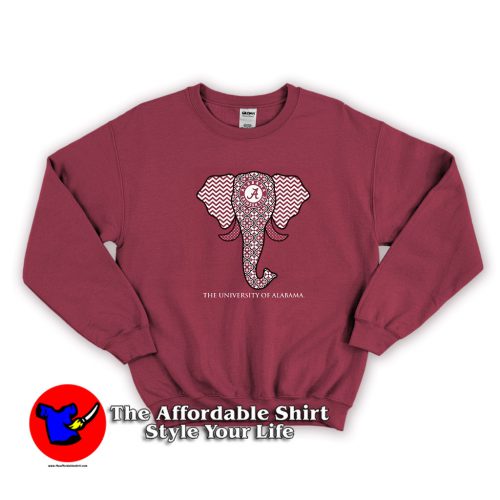 The University Alabama Crimson Tide Elephant Sweatshirt 500x500 The University Alabama Crimson Tide Elephant Sweatshirt On Sale