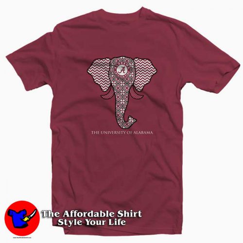 The University Alabama Crimson Tide Elephant T Shirt 500x500 The University Alabama Crimson Tide Elephant T shirt On Sale