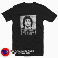 Vintage Retro Rambo Mugshot Movie Unisex T-shirt