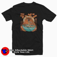 Anime Eating Tanuki Tokyo Cute Unisex T-shirt