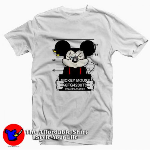 Bad Mickey Mouse Disney Mugshot Unisex T Shirt 500x500 Bad Mickey Mouse Disney Mugshot Unisex T shirt On Sale