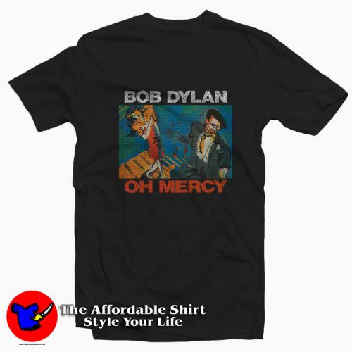 Bob Dylan Oh Mercy Album Cover Vintage T Shirt 500x500 Bob Dylan Oh Mercy Album Cover Vintage T shirt On Sale