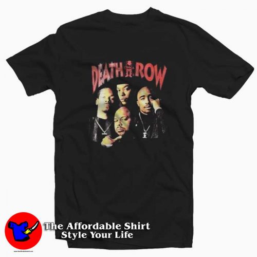 Death Row West Coast Vintage Unisex T Shirt 500x500 Death Row West Coast Vintage Unisex T shirt On Sale