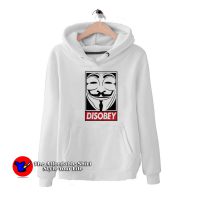 Disobey V For Vendetta Graphic Unisex Hoodie