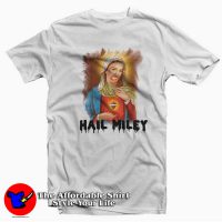 Hail Miley Cyrus Virgin Mary Funny Unisex T-shirt