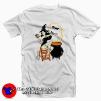 Halloween Witch Pin Up Vintage Retro Unisex T-shirt