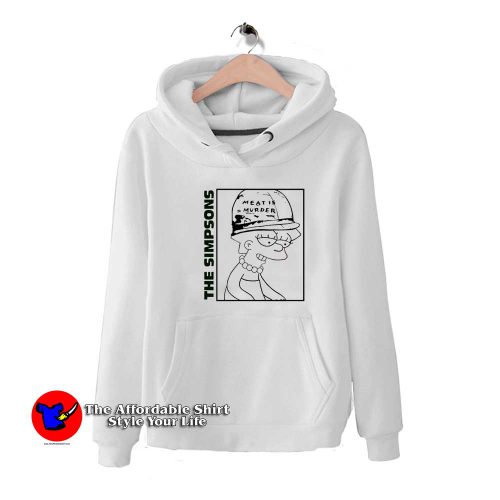 Lisa Simpsons Meat is Murder Funny Unisex Hoodie 500x500 Lisa Simpsons Meat is Murder Funny Unisex Hoodie On Sale