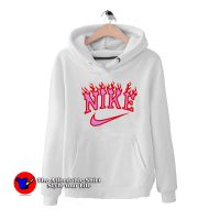 Nike Logo Valentine Pink Fire Unisex Hoodie