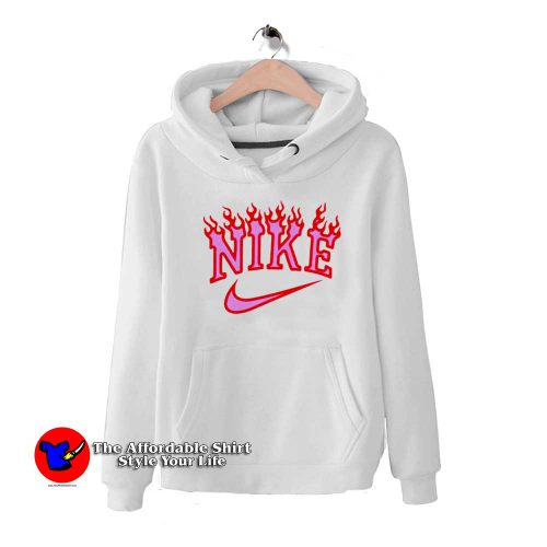 Nike Logo Valentine Pink Fire Unisex Hoodie 500x500 Nike Logo Valentine Pink Fire Unisex Hoodie On Sale