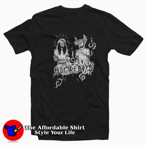 Suicide Boys Scrim And Ruby Art Graphic T Shirt 500x500 Suicide Boys Scrim And Ruby Art Graphic T shirt On Sale