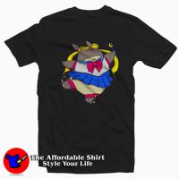 Totoro Mashup Sailor Moon Funny Parody T-shirt