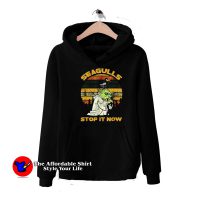 Vintage Retro Yoda Seagulls Stop It Now Unisex Hoodie